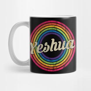 Yeshua - Retro Rainbow Faded-Style Mug